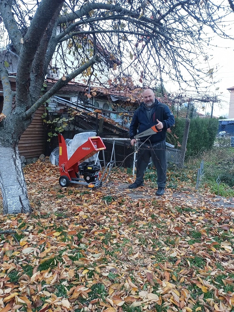 Мобилна дробилка за клони на място в София-област, Годеч, Искрец